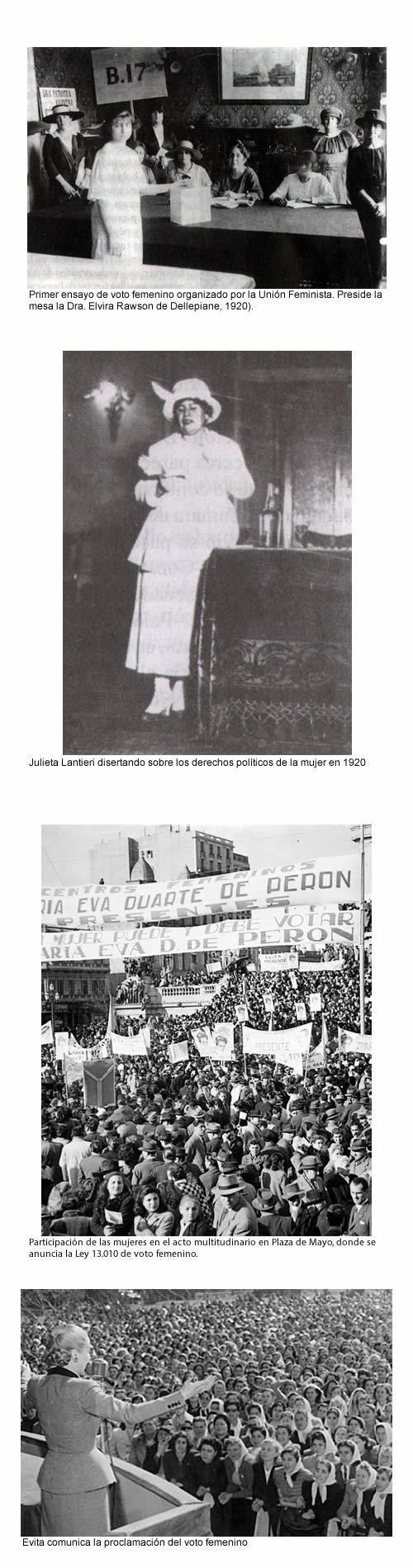 voto femenino argentino en 1947 